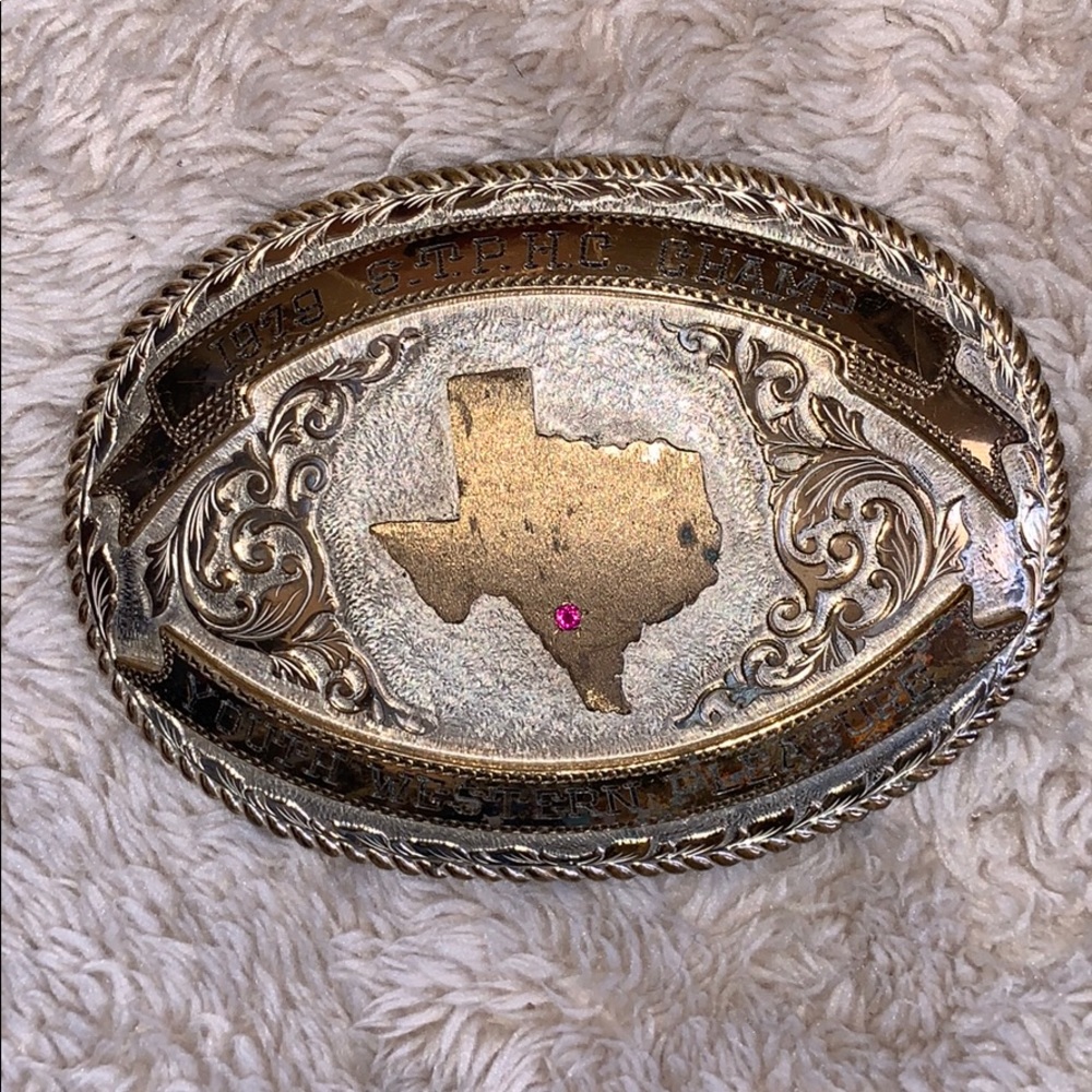 Vintage Youth Western Pleasure Buckle Champion